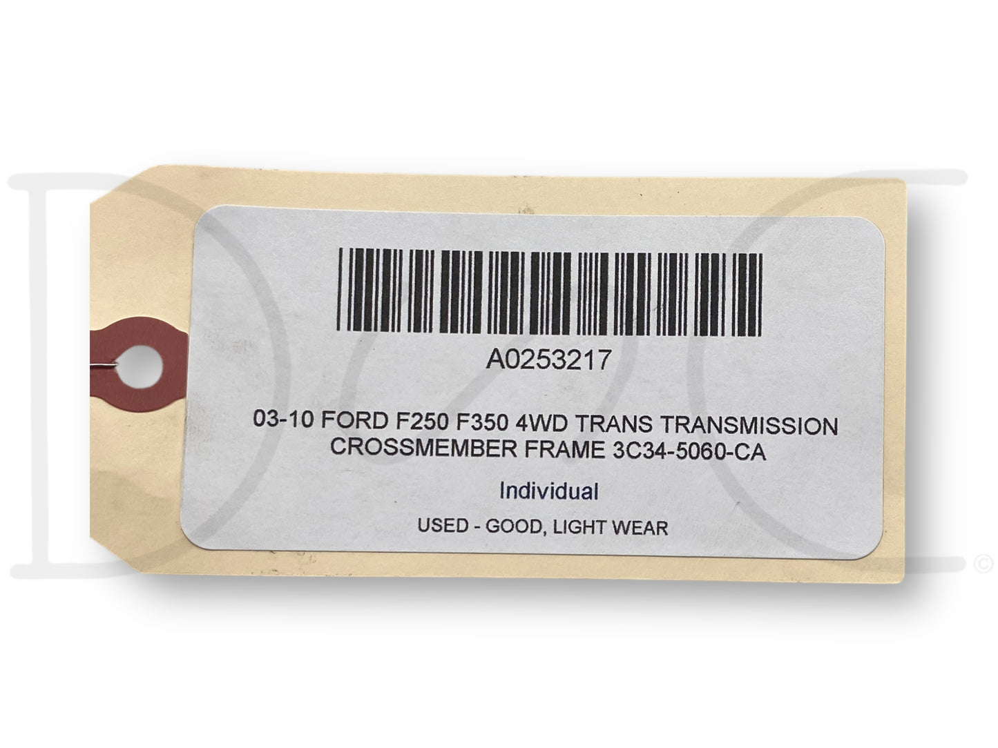 03-10 Ford F250 F350 4WD Trans Transmission Crossmember Frame 3C34-5060-Ca