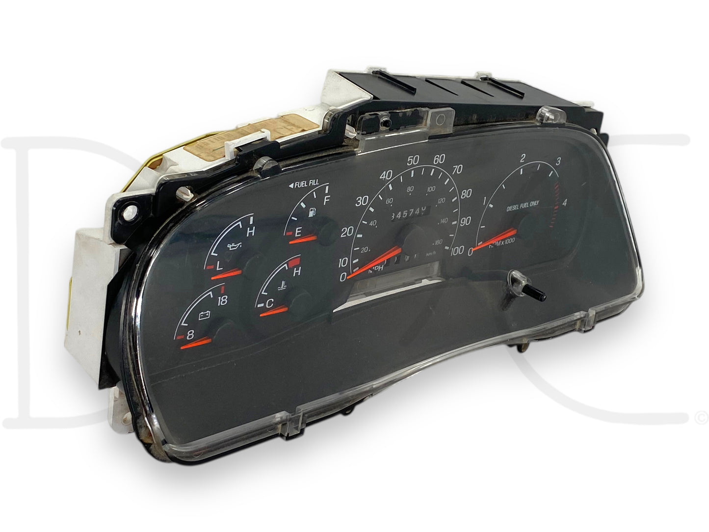 99-01 Ford F250 F350 7.3 7.3L Diesel A/T Speedometer Instrument Gauge Cluster