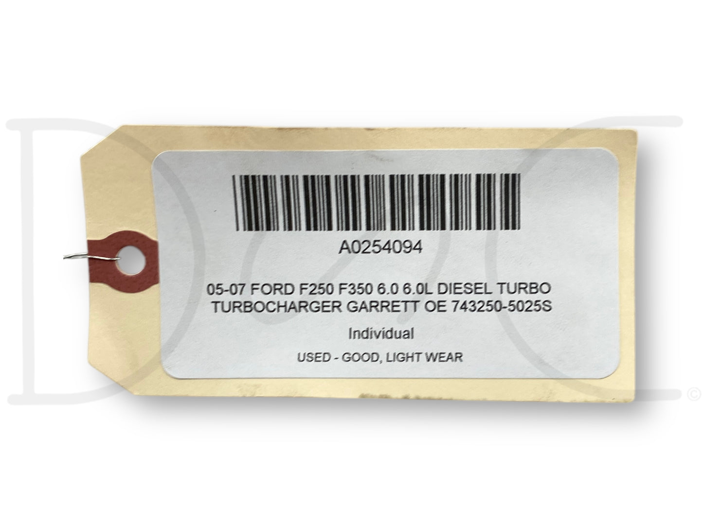 05-07 Ford F250 F350 6.0 6.0L Diesel Turbo Turbocharger Garrett OE 743250-5025S