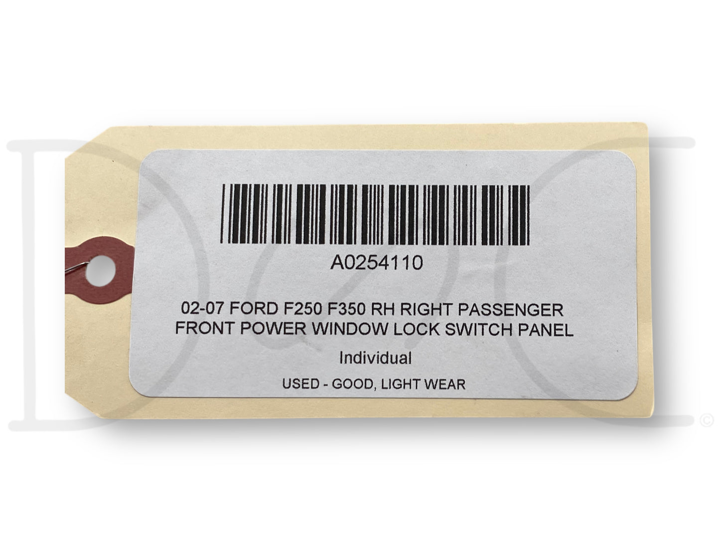 02-07 Ford F250 F350 RH Right Passenger Front Power Window Lock Switch Panel