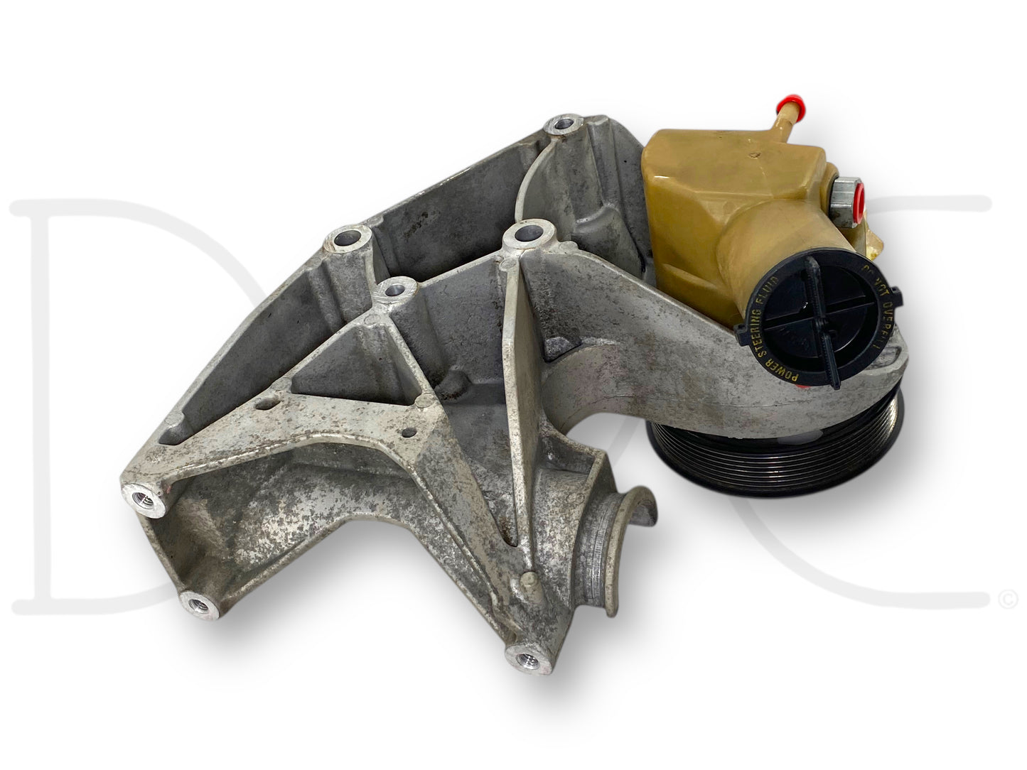 99-02 Ford F250 F350 7.3L Power Steering Pump Alternator Bracket Pulley Assembly