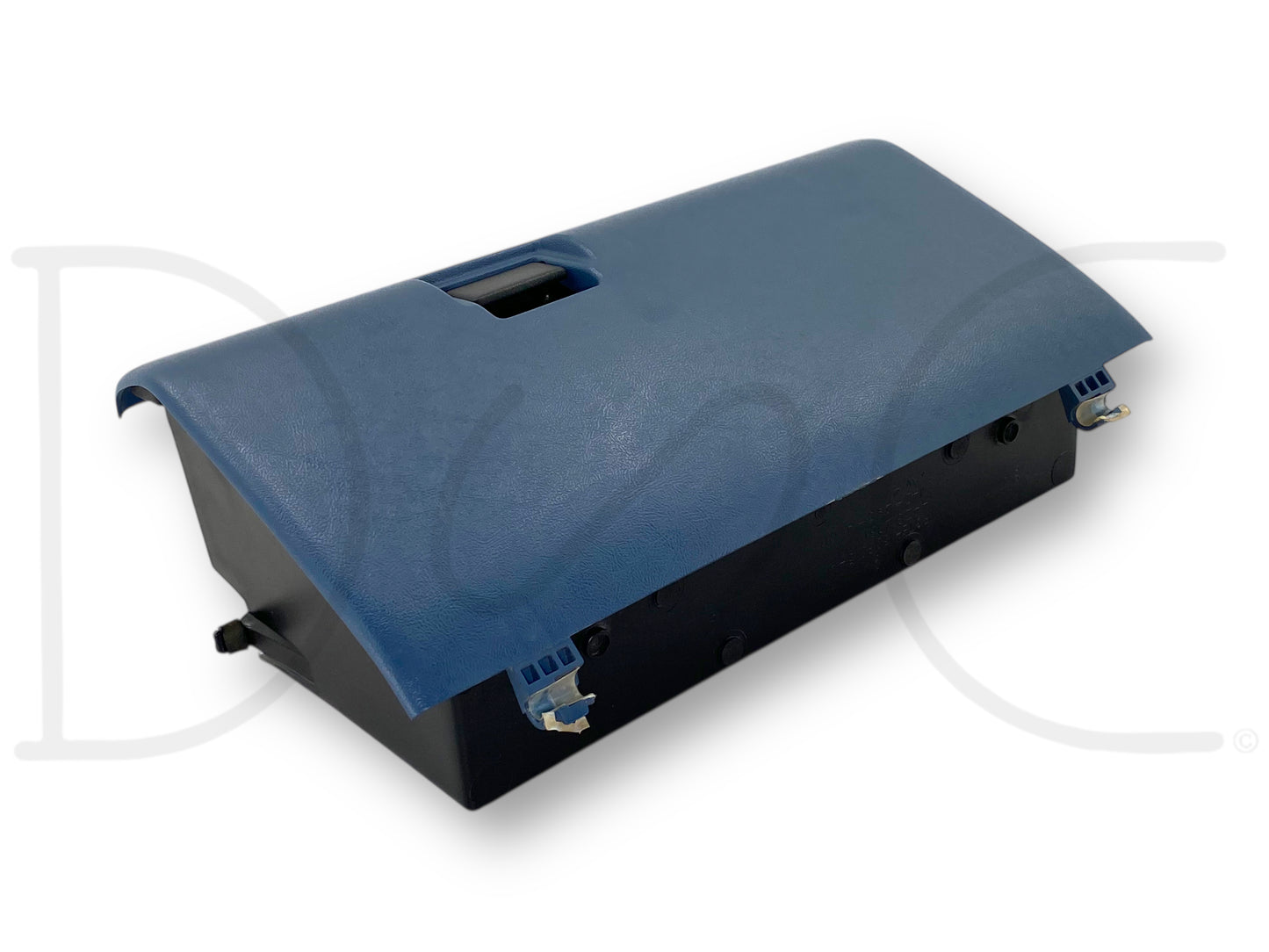 92-97 Ford F250 F350 Dash Glove Box Storage Bin Compartment Blue OE