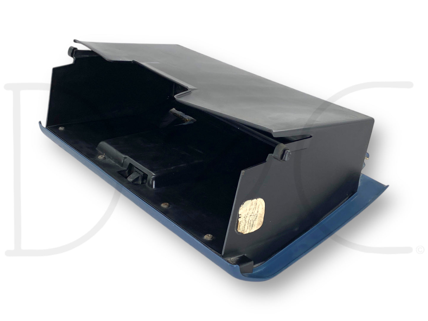 92-97 Ford F250 F350 Dash Glove Box Storage Bin Compartment Blue OE
