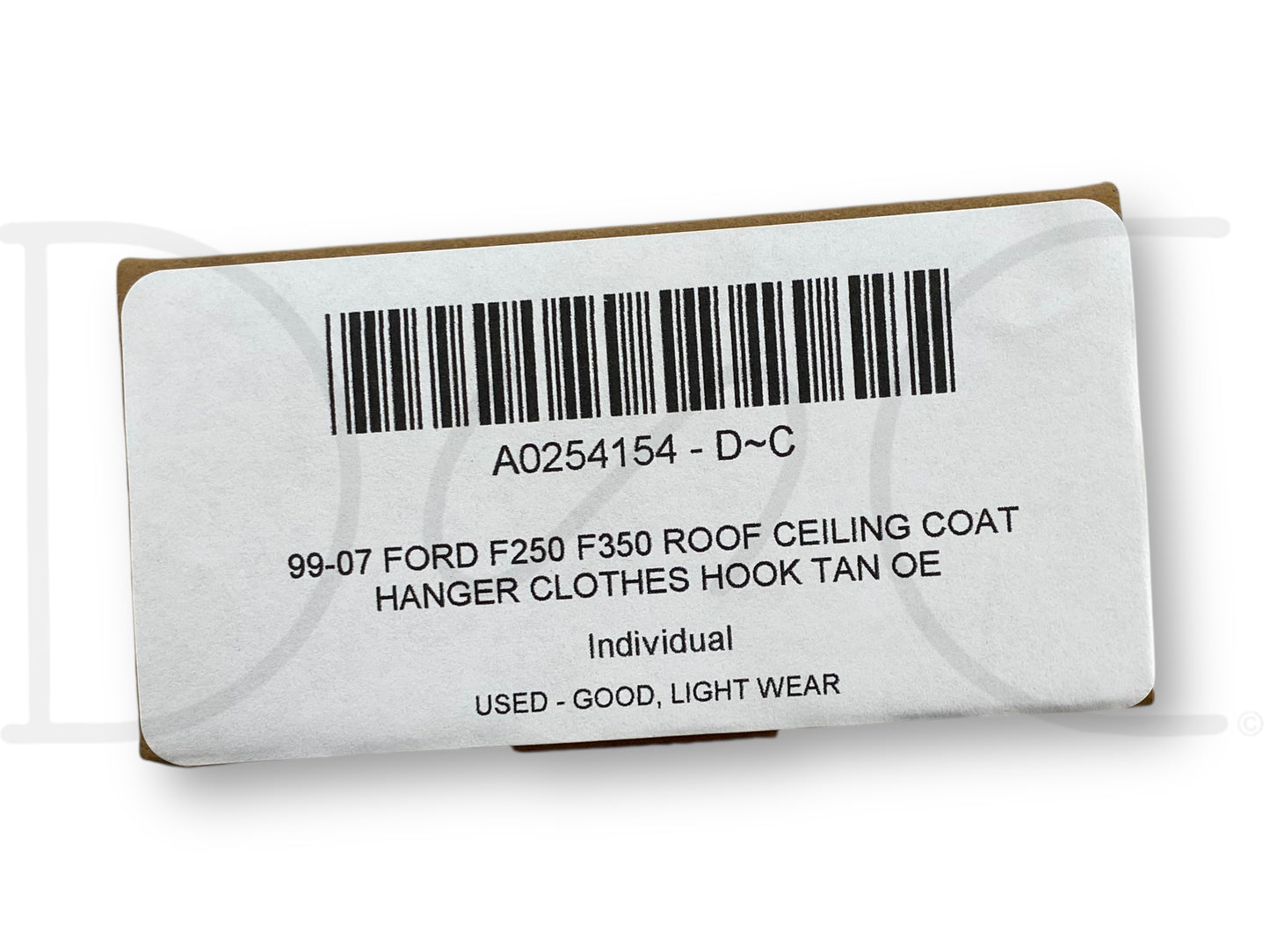 99-07 Ford F250 F350 Roof Ceiling Coat Hanger Clothes Hook Tan OE