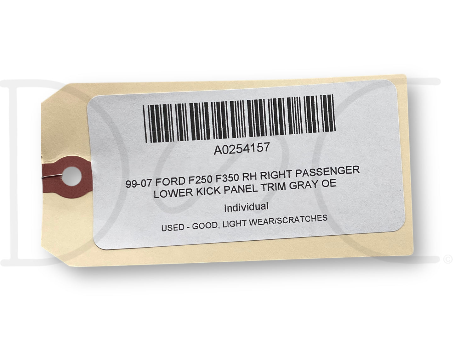 99-07 Ford F250 F350 RH Right Passenger Lower Kick Panel Trim Gray OE