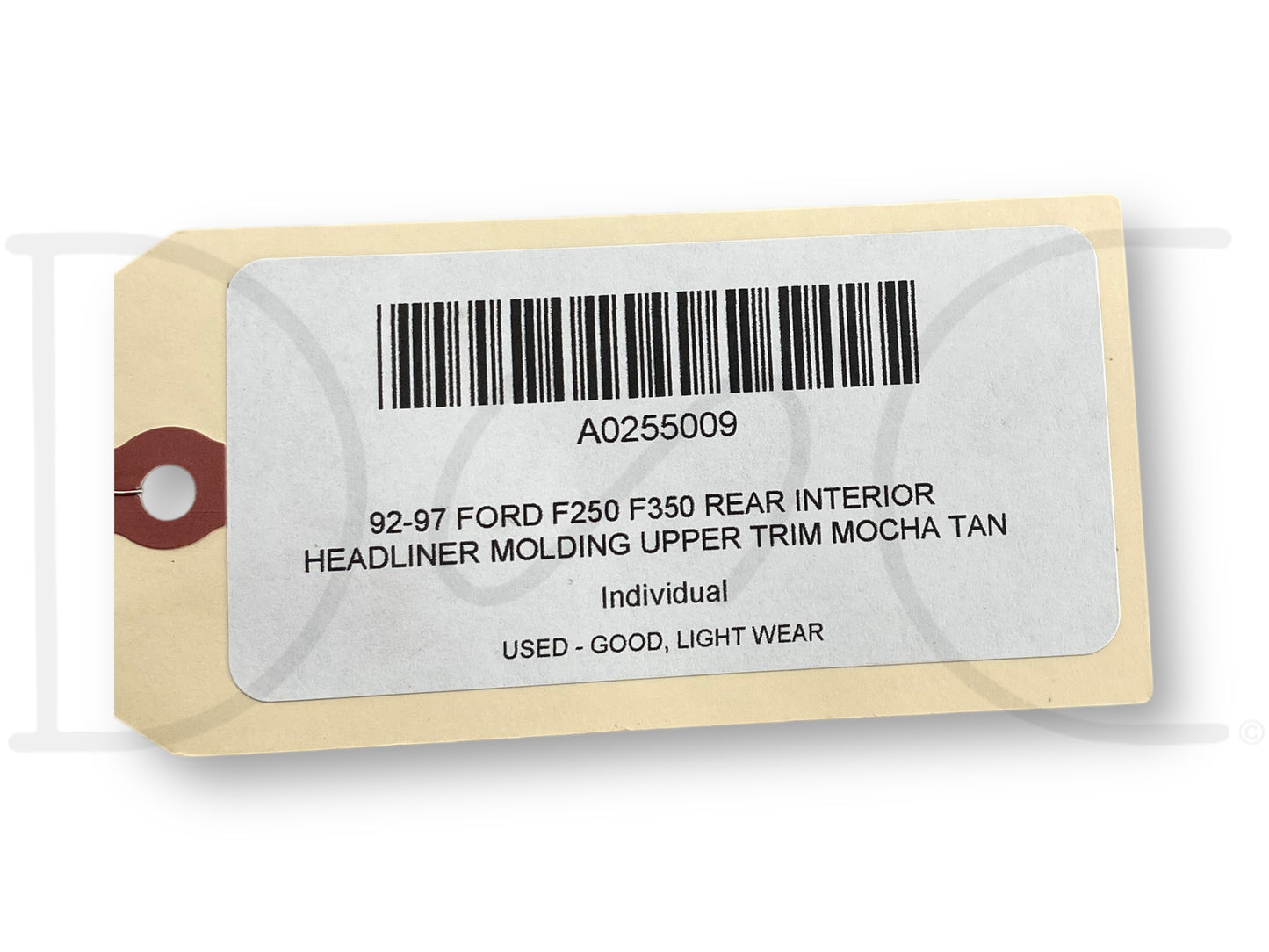 92-97 Ford F250 F350 Rear Interior Headliner Molding Upper Trim Mocha Tan
