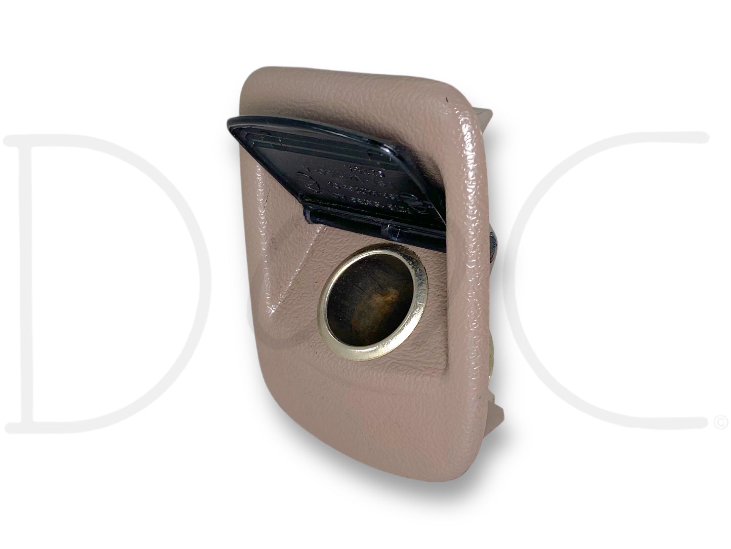92-97 Ford F250 F350 Truck Dash Power Point 12V Outlet OE Mocha Tan Trim Bezel