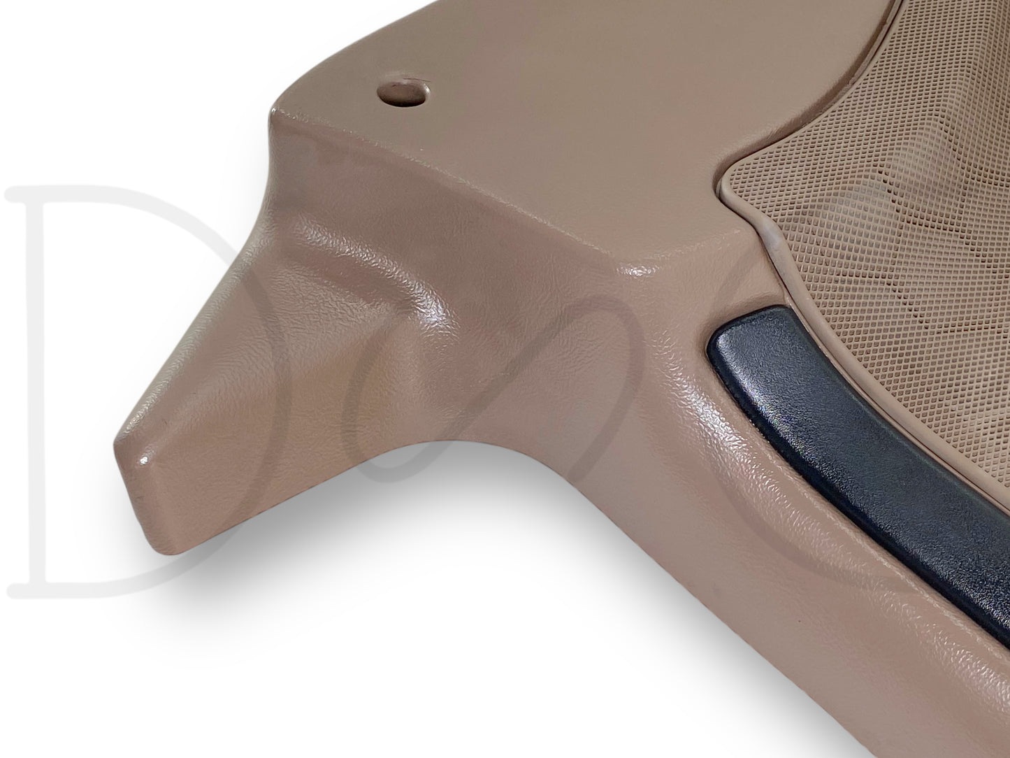 94-97 Ford F250 F350 LH Left Driver Front Door Panel Power Mocha Tan OE *Blem*