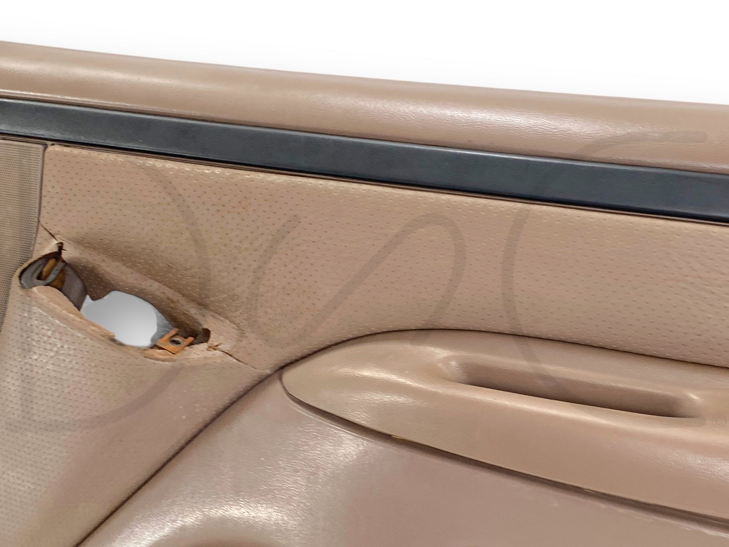 94-97 Ford F250 F350 RH Right Passenger Front Door Panel Mocha Tan *Blem*