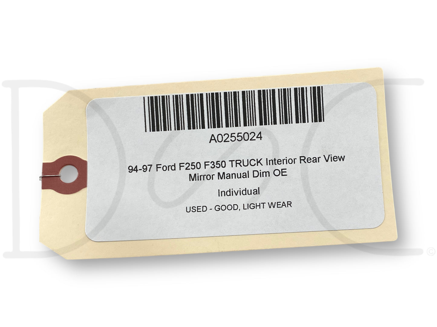 94-97 Ford F250 F350 Truck Interior Rear View Mirror Manual Dim OE