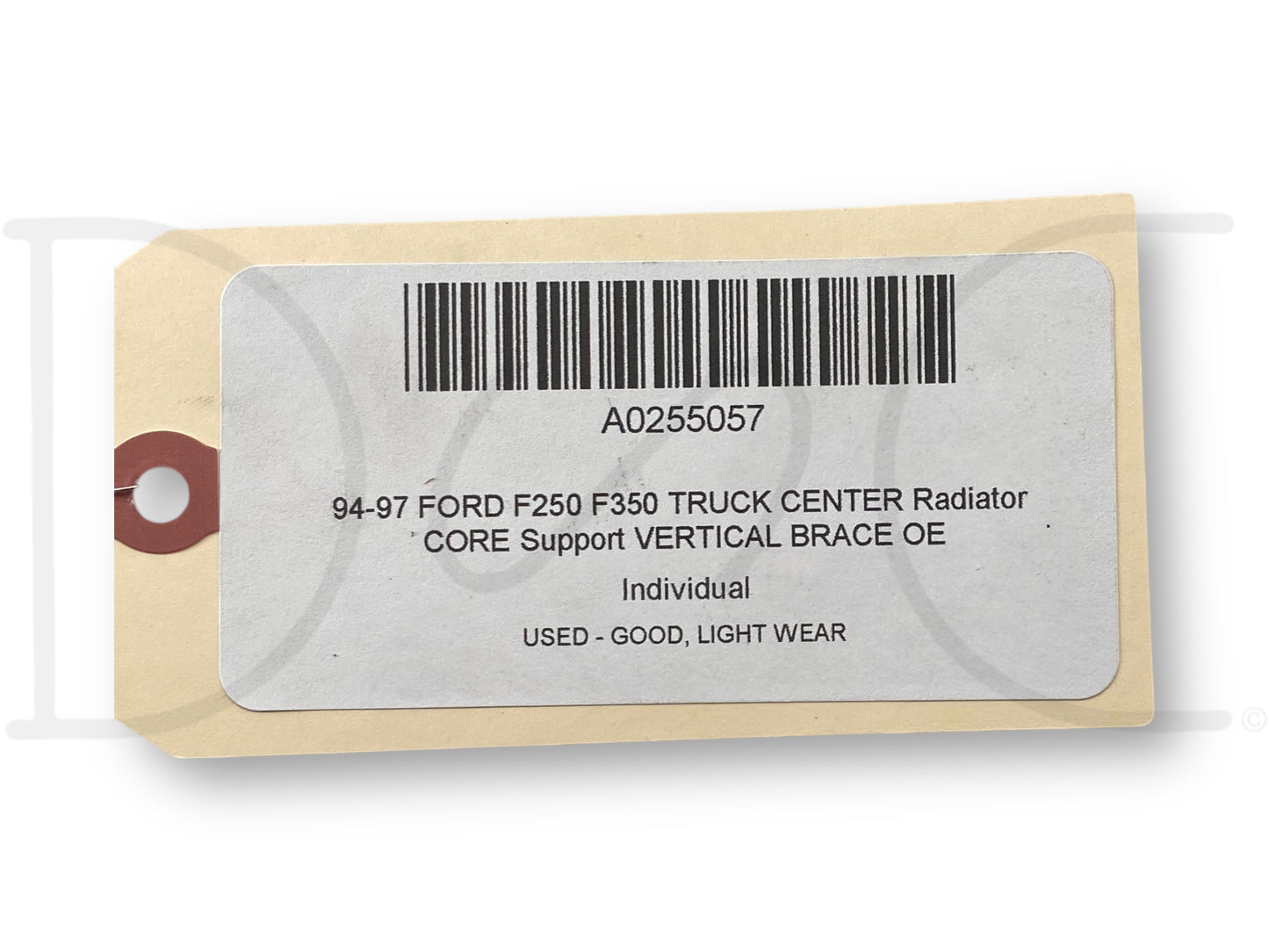 94-97 Ford F250 F350 Truck Center Radiator Core Support Vertical Brace OE