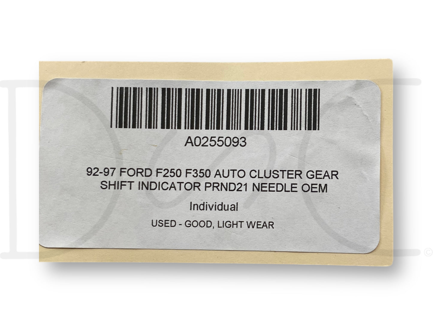 92-97 Ford F250 F350 Auto Cluster Gear Shift Indicator Prnd21 Needle OEM