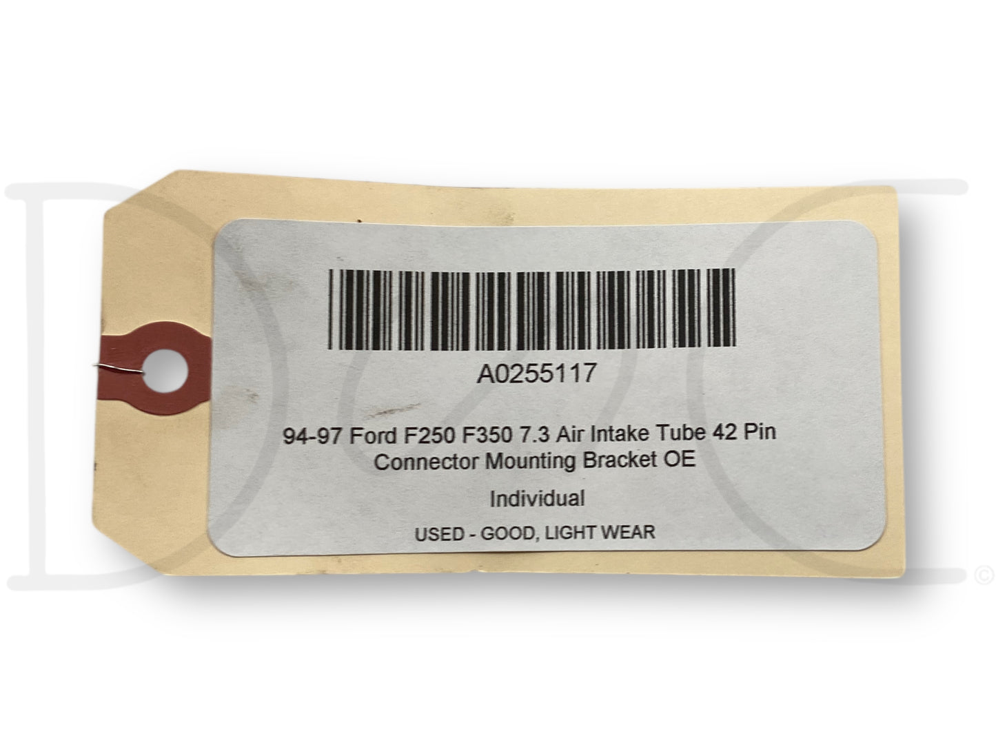94-97 Ford F250 F350 7.3 Air Intake Tube 42 Pin Connector Mounting Bracket OE