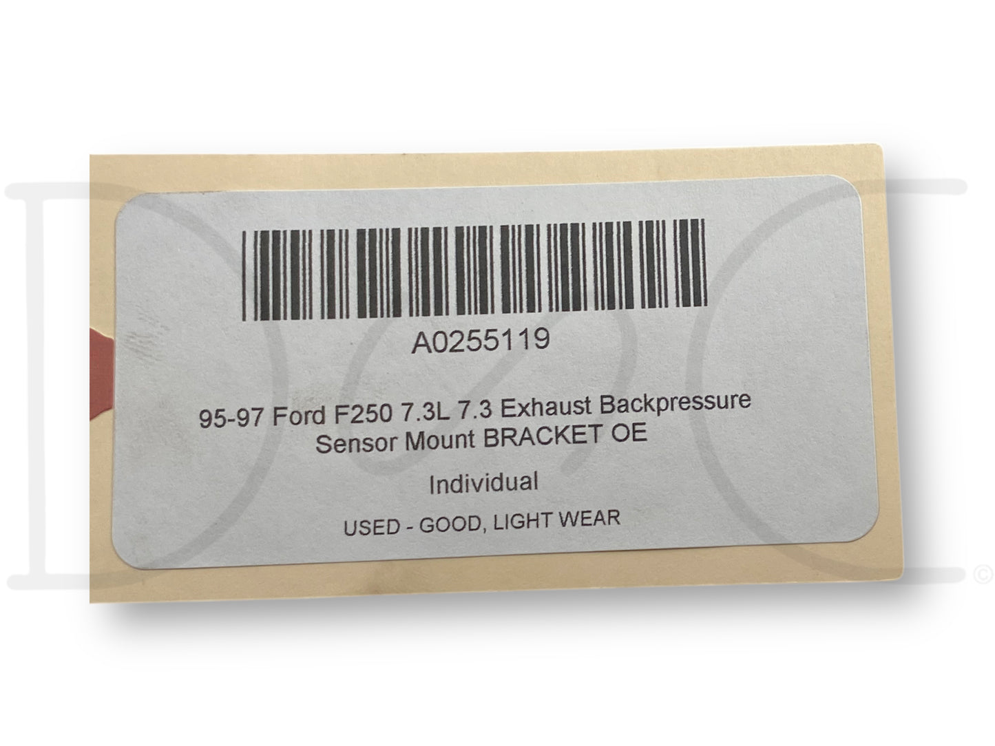 95-97 Ford F250 7.3L 7.3 Exhaust Backpressure Sensor Mount Bracket OE
