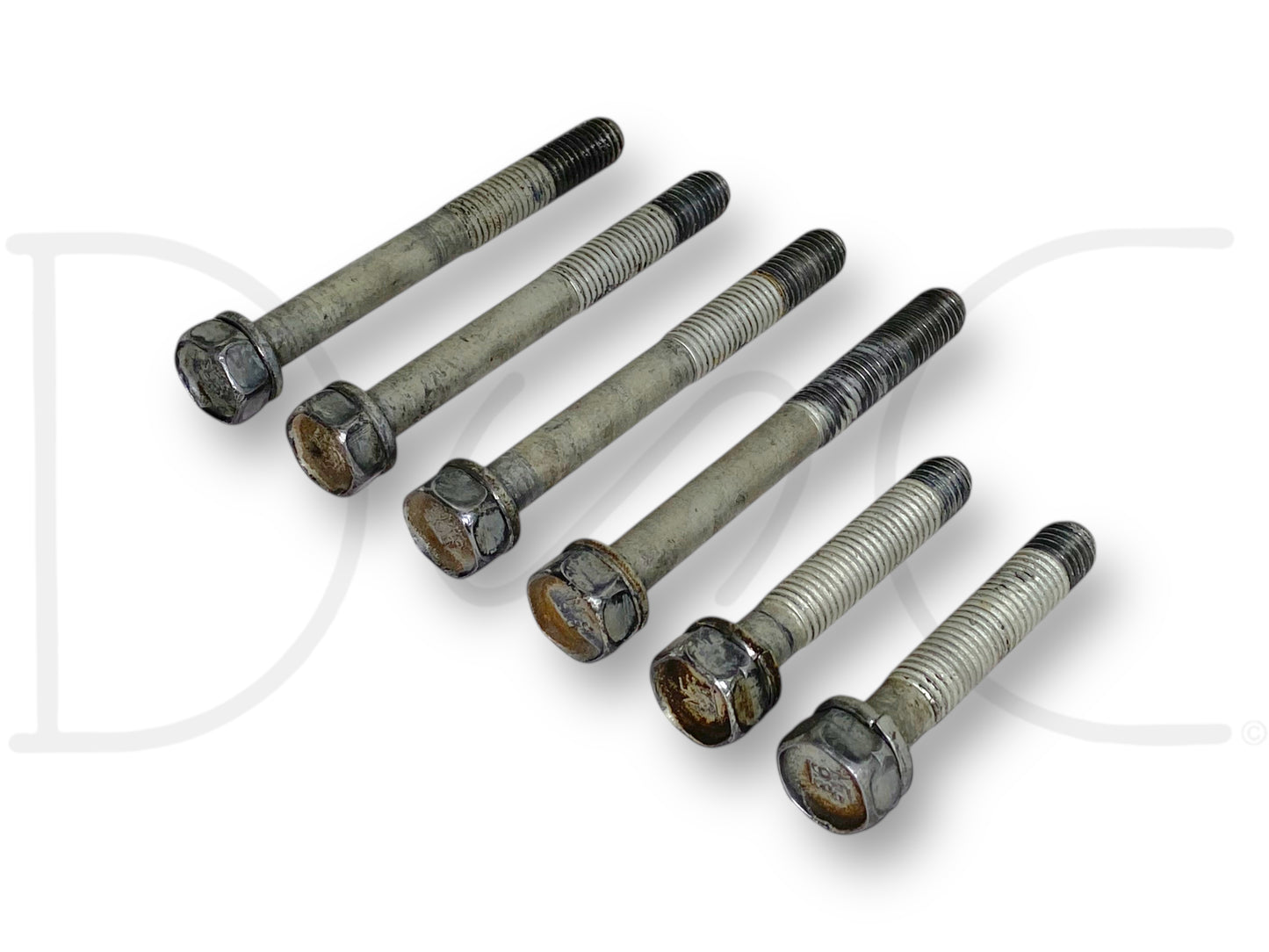 94-97 Ford F250 F350 7.3 7.3L E4OD Auto Transmission Bolts Bolt Set (6) OEM