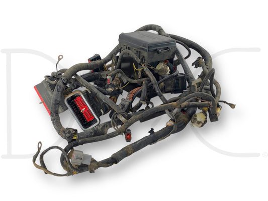 96-97 Ford F250 F350 7.3 Front Body Fuse Box Wiring Harness F6Tb-12A581-P260F