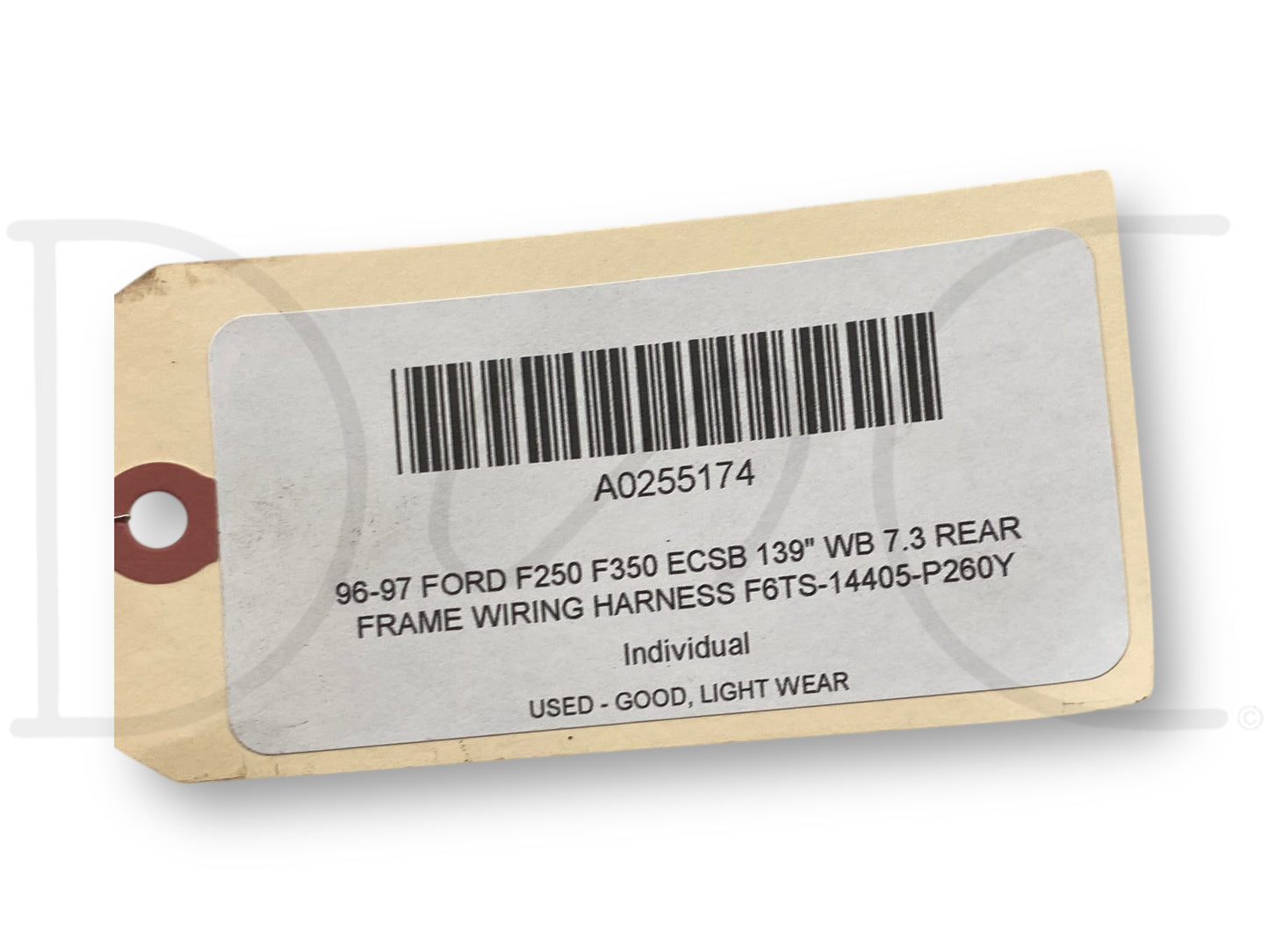 96-97 Ford F250 F350 ECSB 139" WB 7.3 Rear Frame Wiring Harness F6Ts-14405-P260Y