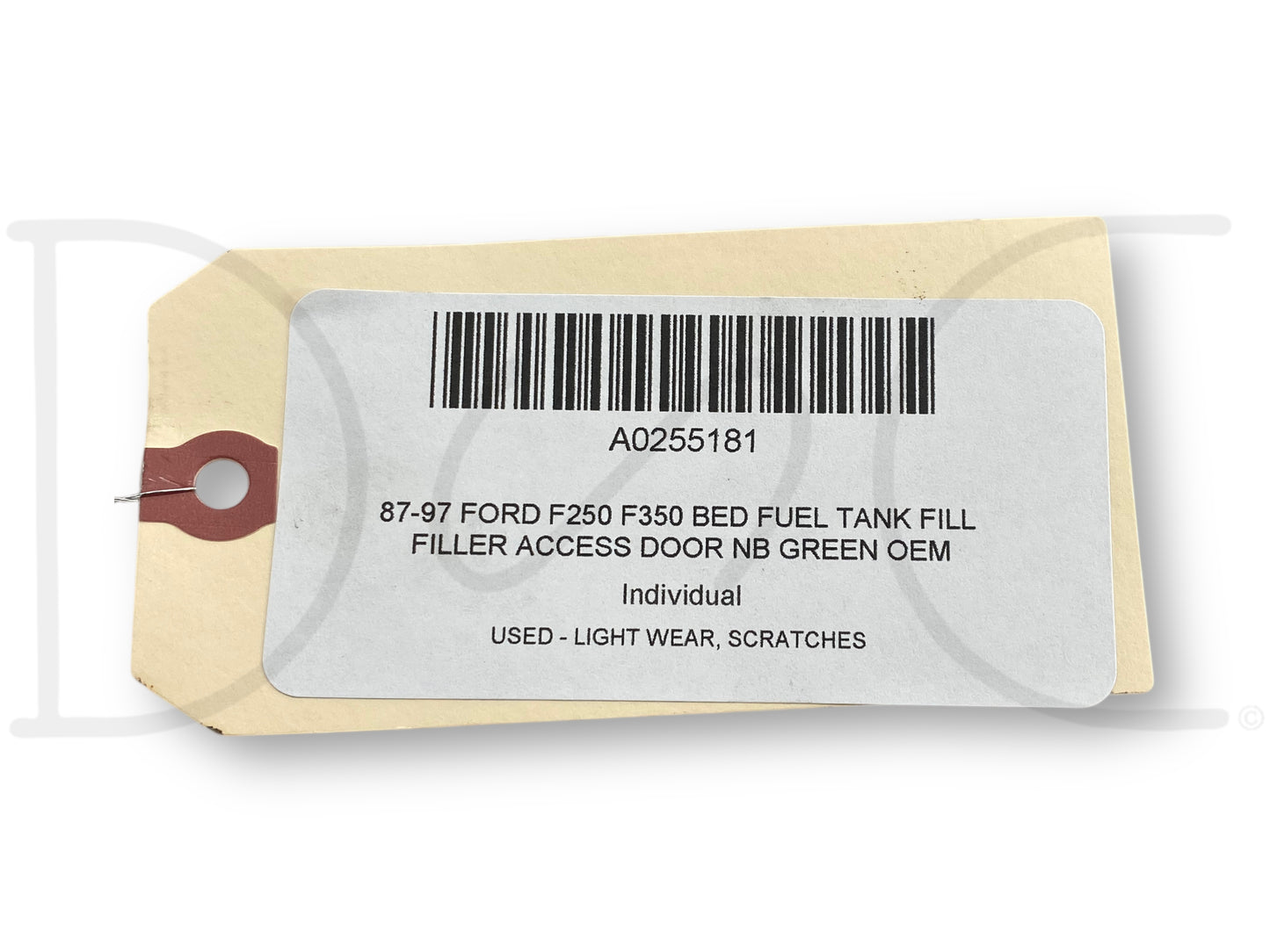 87-97 Ford F250 F350 Bed Fuel Tank Fill Filler Access Door Nb Green OEM