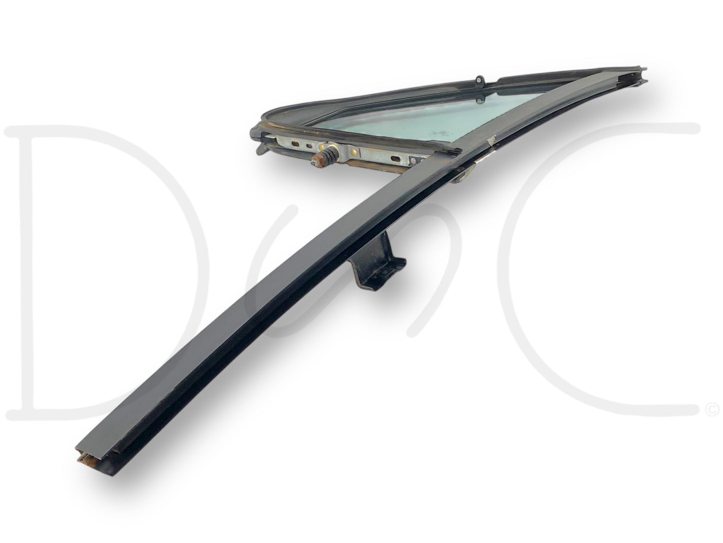 92-97 Ford F250 F350 LH Left Driver Vent Wing Window Glass Assembly OEM
