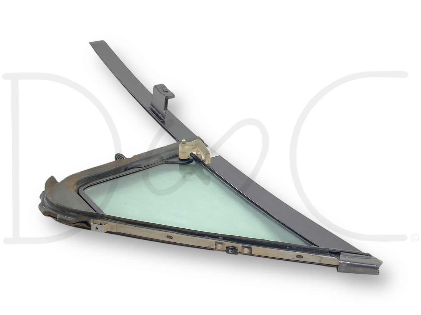 92-97 Ford F250 F350 LH Left Driver Vent Wing Window Glass Assembly OEM