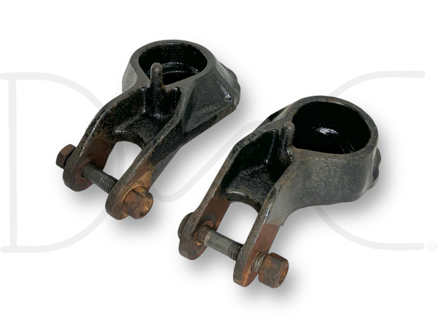 92-97 Ford F250 F350 Front Coil Spring Seat Lower Set Left Right 2WD OEM