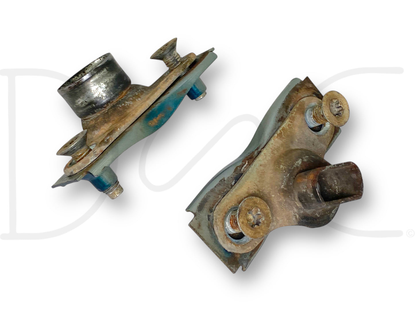88-96 Ford F250 F350 Rear Tailgate Hinge Set OEM Hinges W/ Hardware