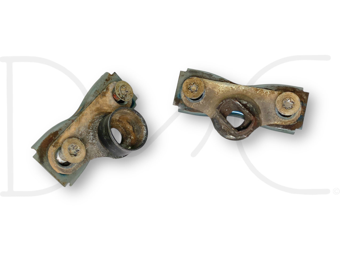 88-96 Ford F250 F350 Rear Tailgate Hinge Set OEM Hinges W/ Hardware