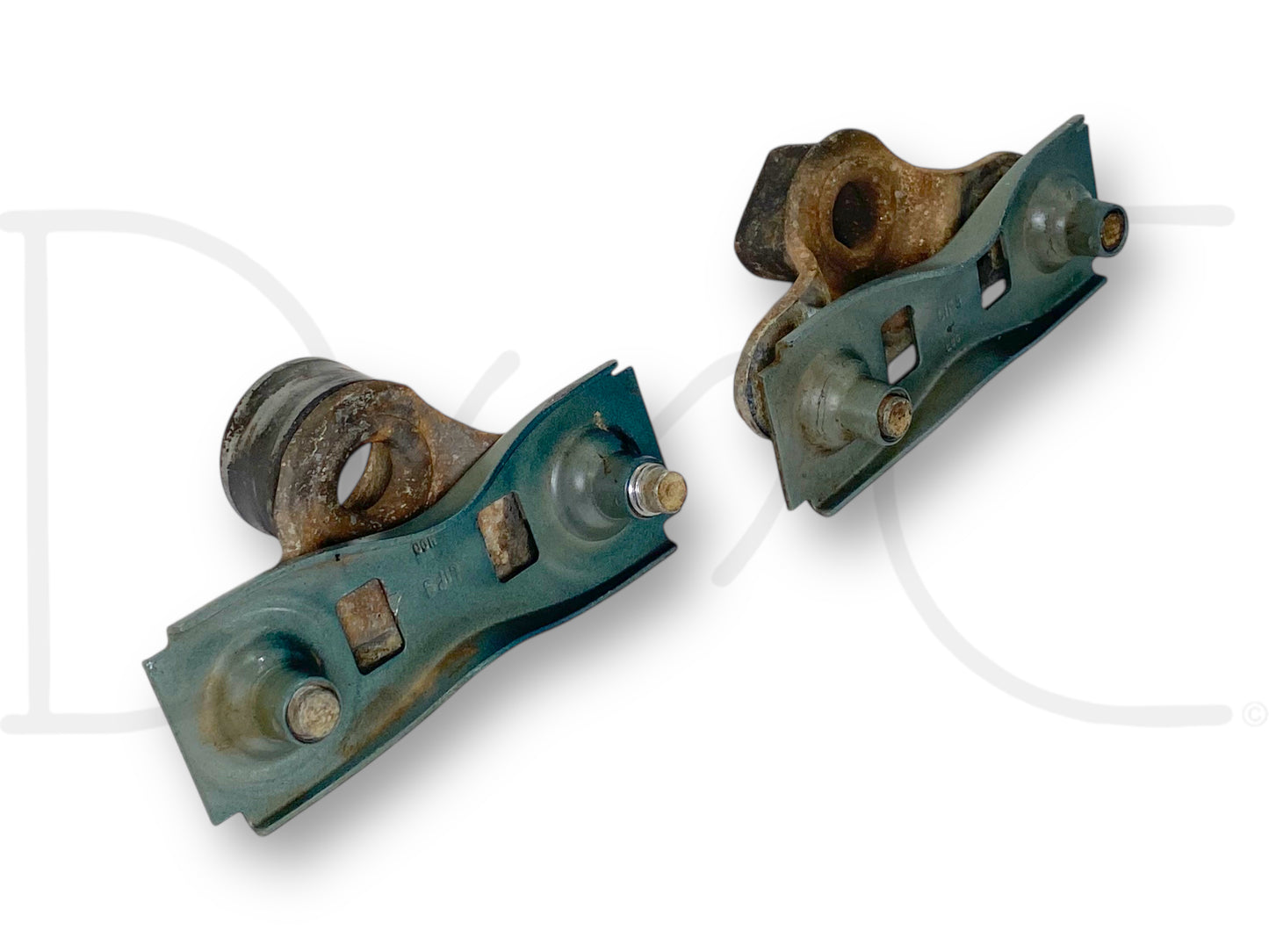 88-96 Ford F250 F350 Rear Tailgate Hinge Set OEM Hinges W/ Hardware