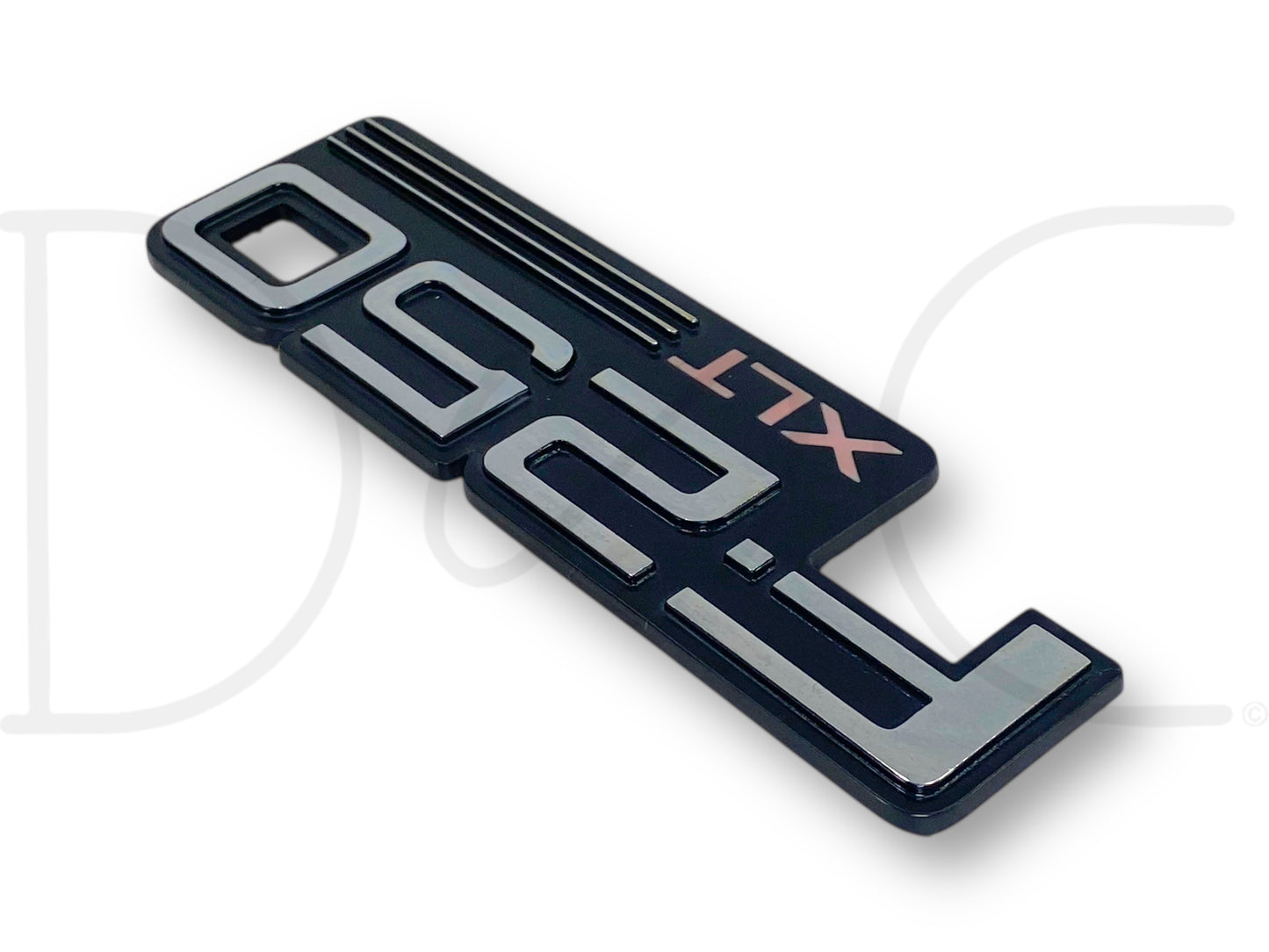 92-97 Ford F250 F-250 XLT Truck Fender Badge Emblem Plate OEM
