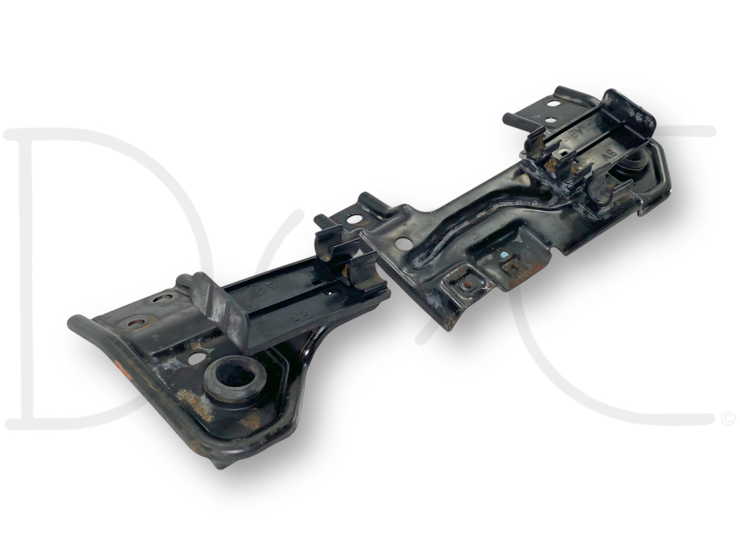 99-03 Ford F250 F350 Upper Radiator Mount Bracket Pair OE Brackets *Blem*