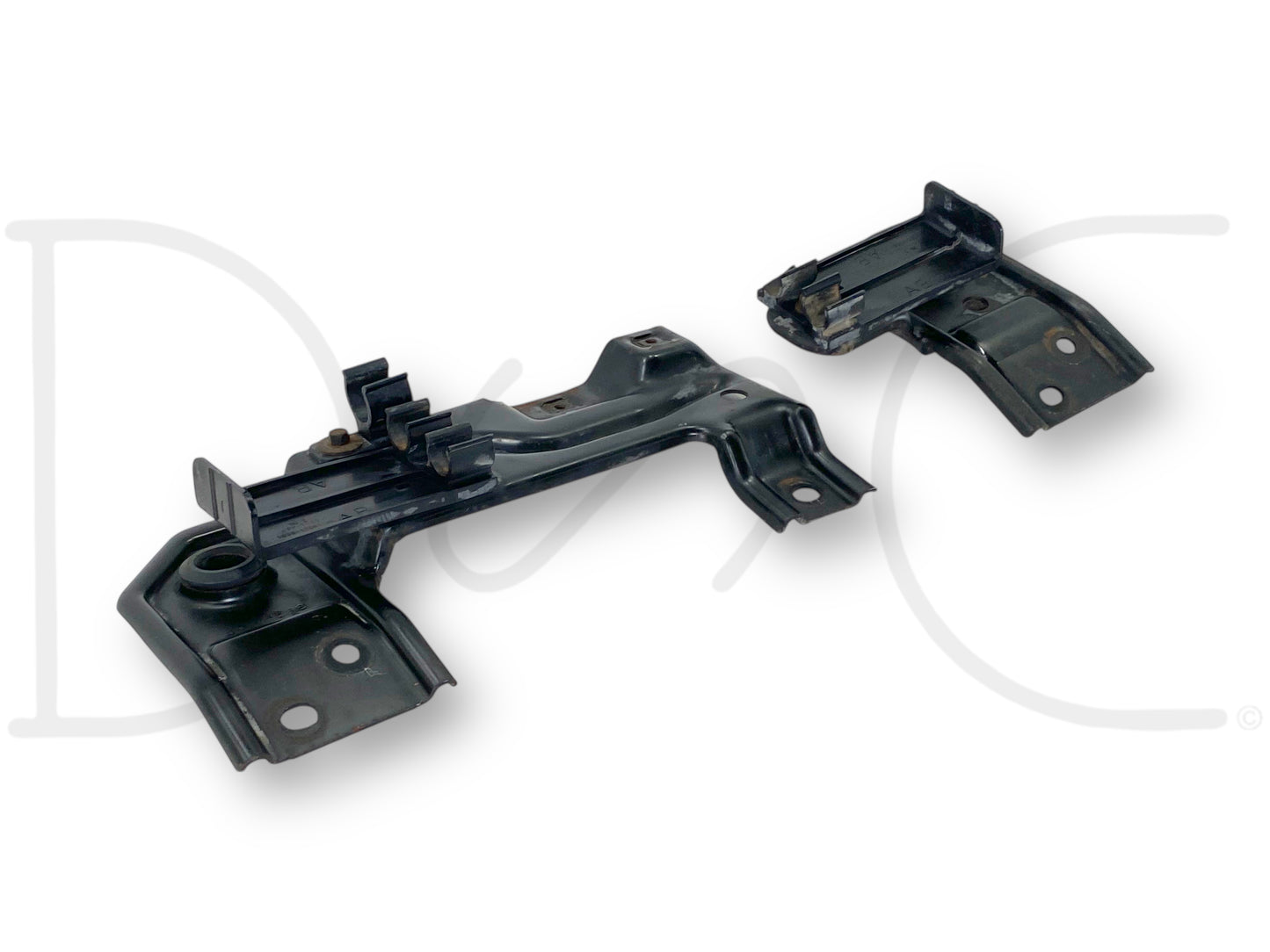 99-03 Ford F250 F350 Upper Radiator Mount Bracket Pair OE Brackets *Blem*