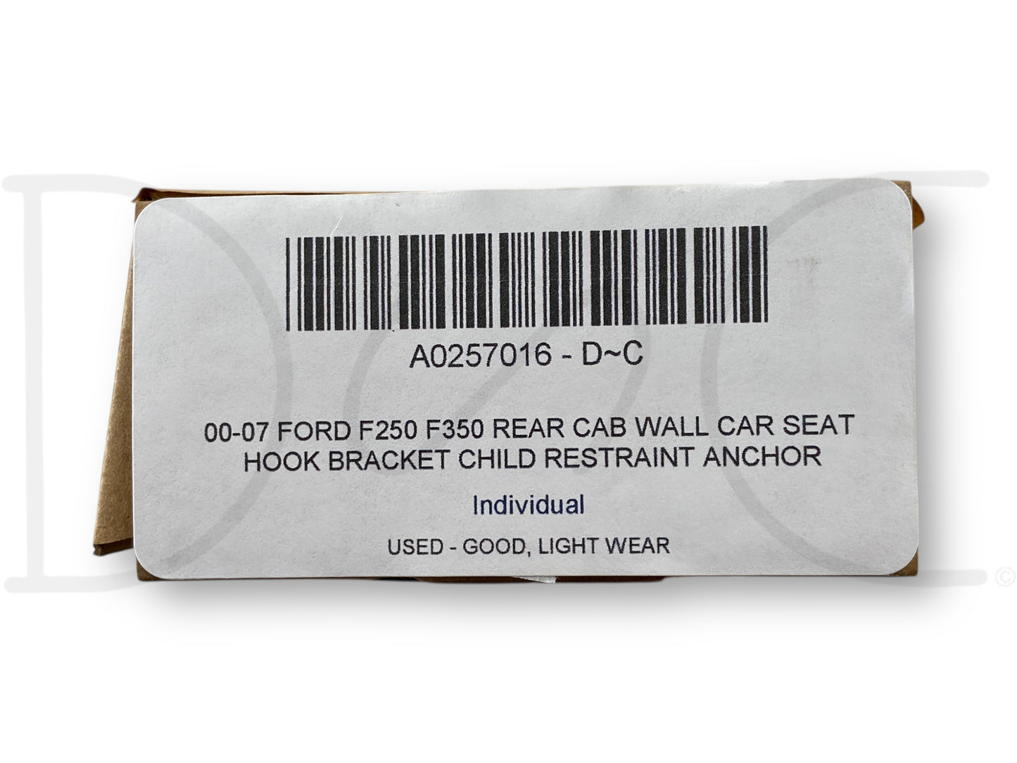 00-07 Ford F250 F350 Rear Cab Wall Car Seat Hook Bracket Child Restraint Anchor