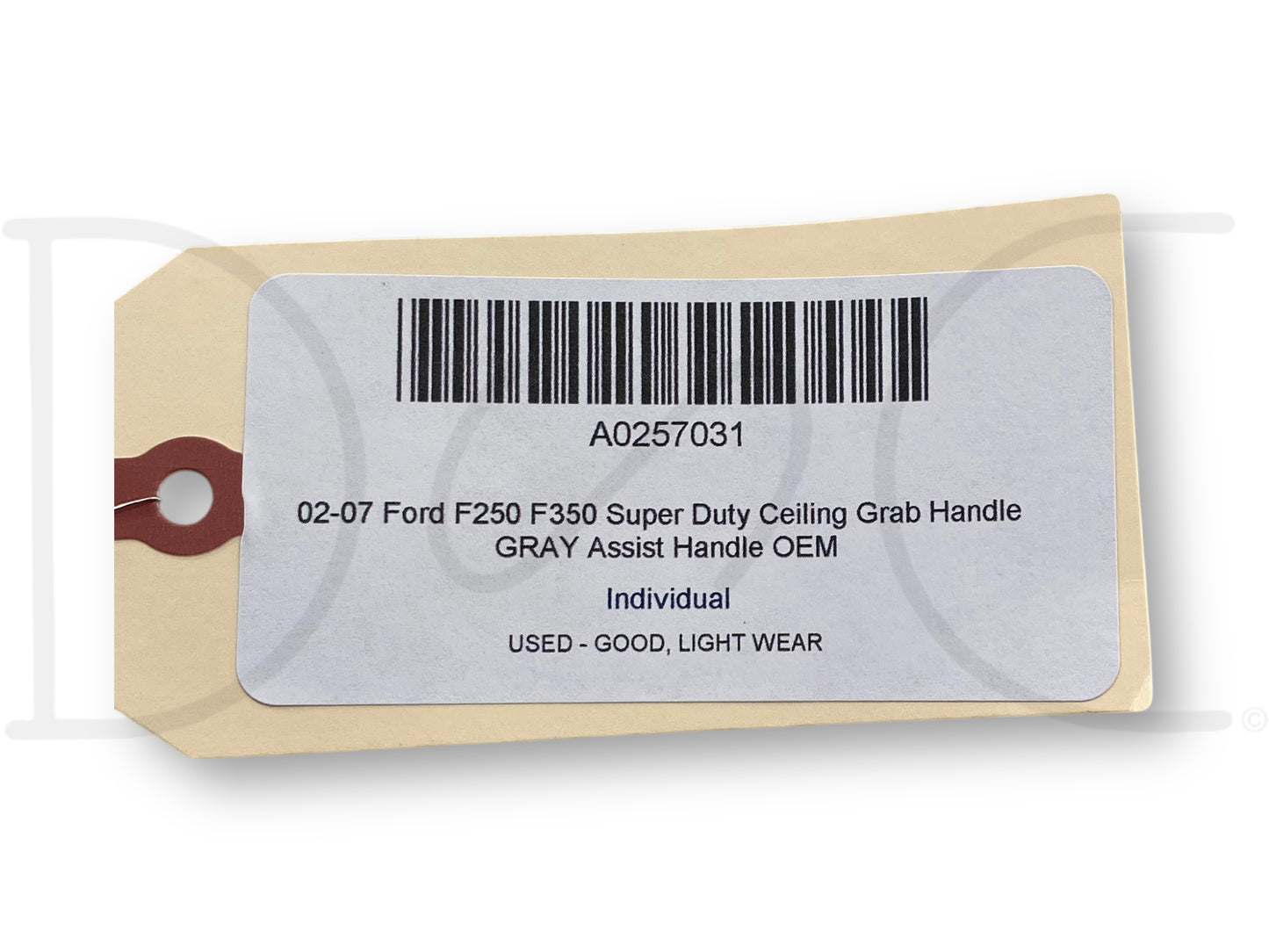 02-07 Ford F250 F350 Super Duty Ceiling Grab Handle Gray Assist Handle OEM