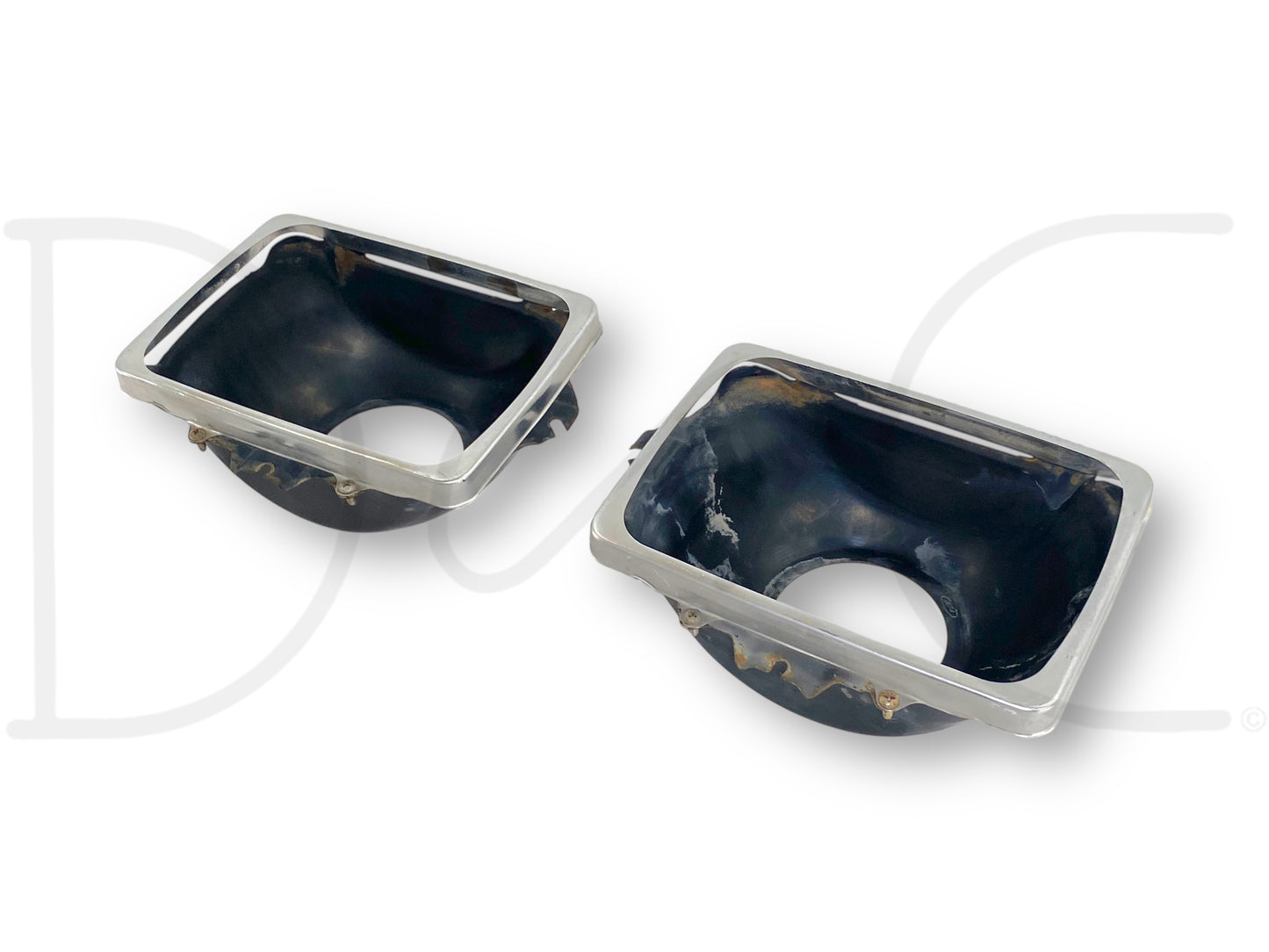99-07 Ford F250 F350 Sealed Beam Headlight Bracket Bucket Pair Set RH LH OEM