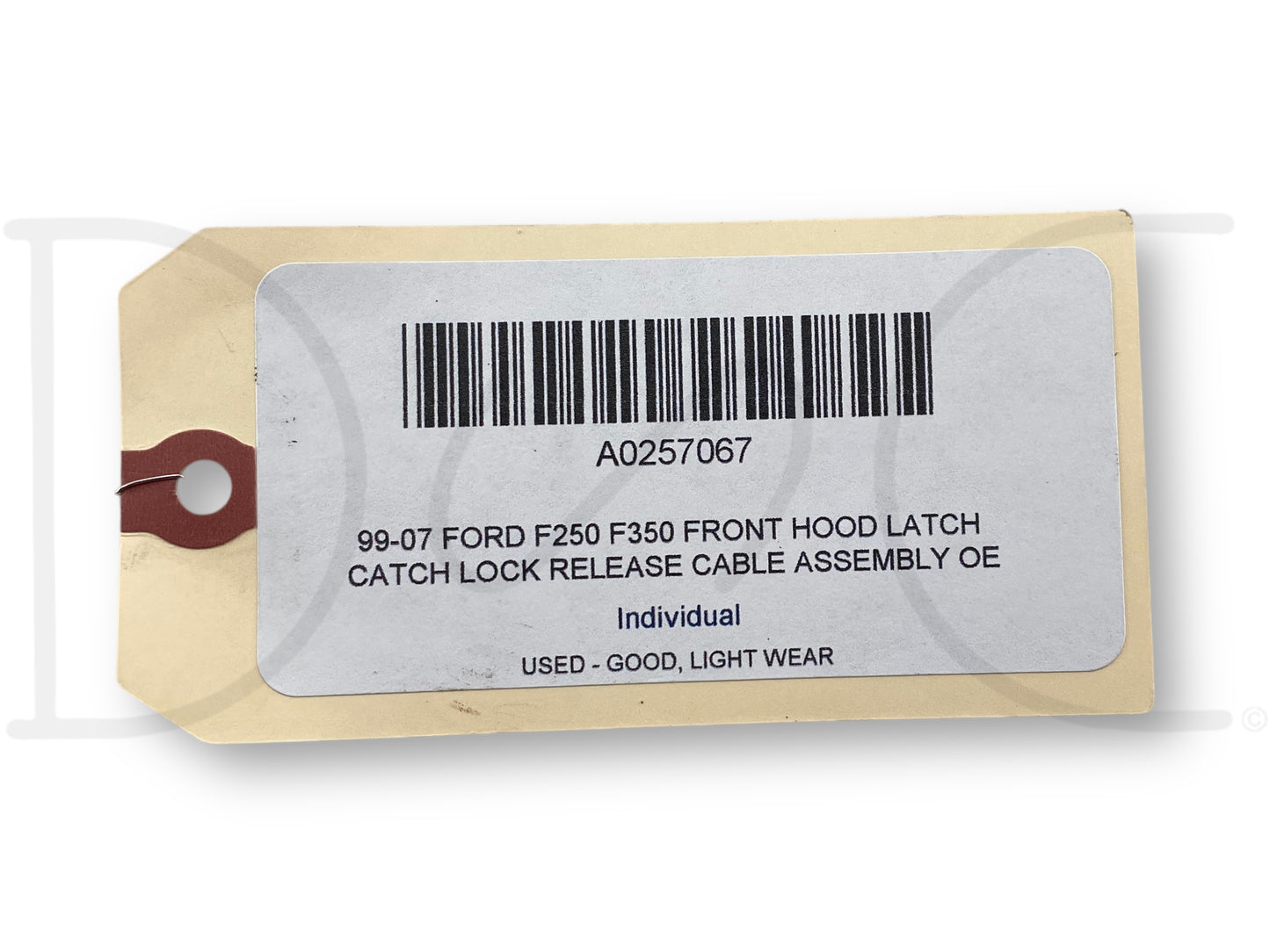 99-07 Ford F250 F350 Front Hood Latch Catch Lock Release Cable Assembly OE