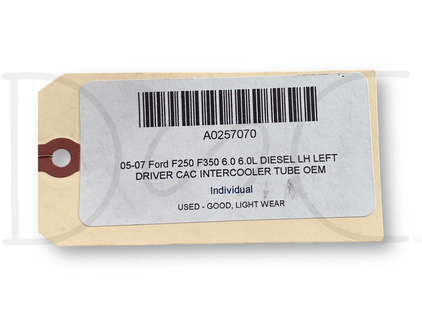 05-07 Ford F250 F350 6.0 6.0L Diesel LH Left Driver CAC Intercooler Tube OEM