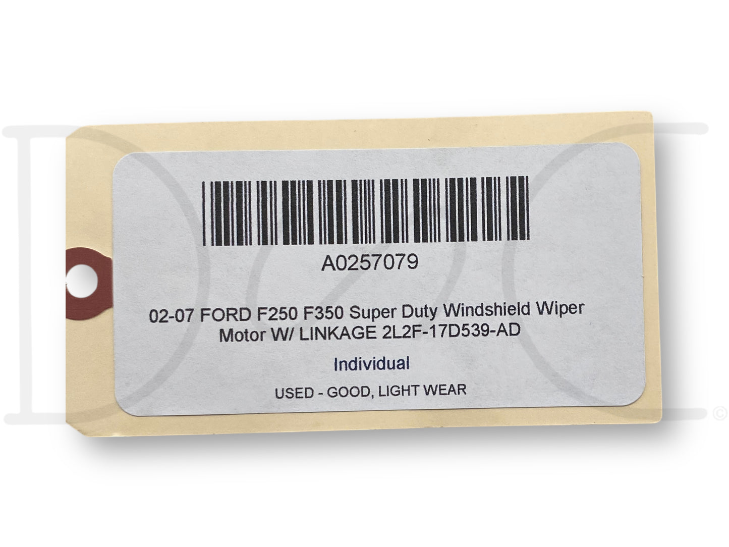 02-07 Ford F250 F350 Super Duty Windshield Wiper Motor W/ Linkage 2L2F-17D539-Ad