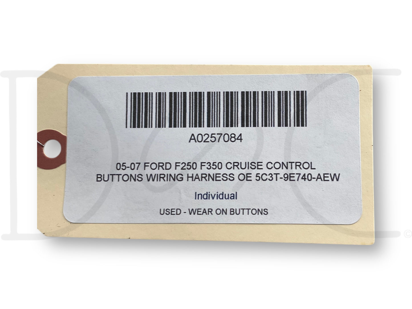 05-07 Ford F250 F350 Cruise Control Buttons Wiring Harness OE 5C3T-9E740-Aew