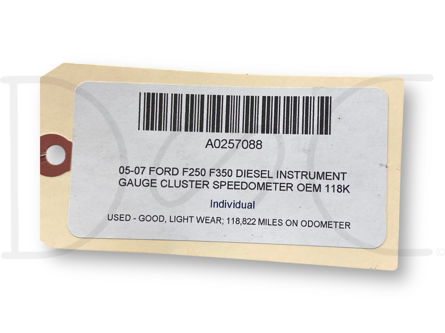 05-07 Ford F250 F350 Diesel Instrument Gauge Cluster Speedometer OEM 118K