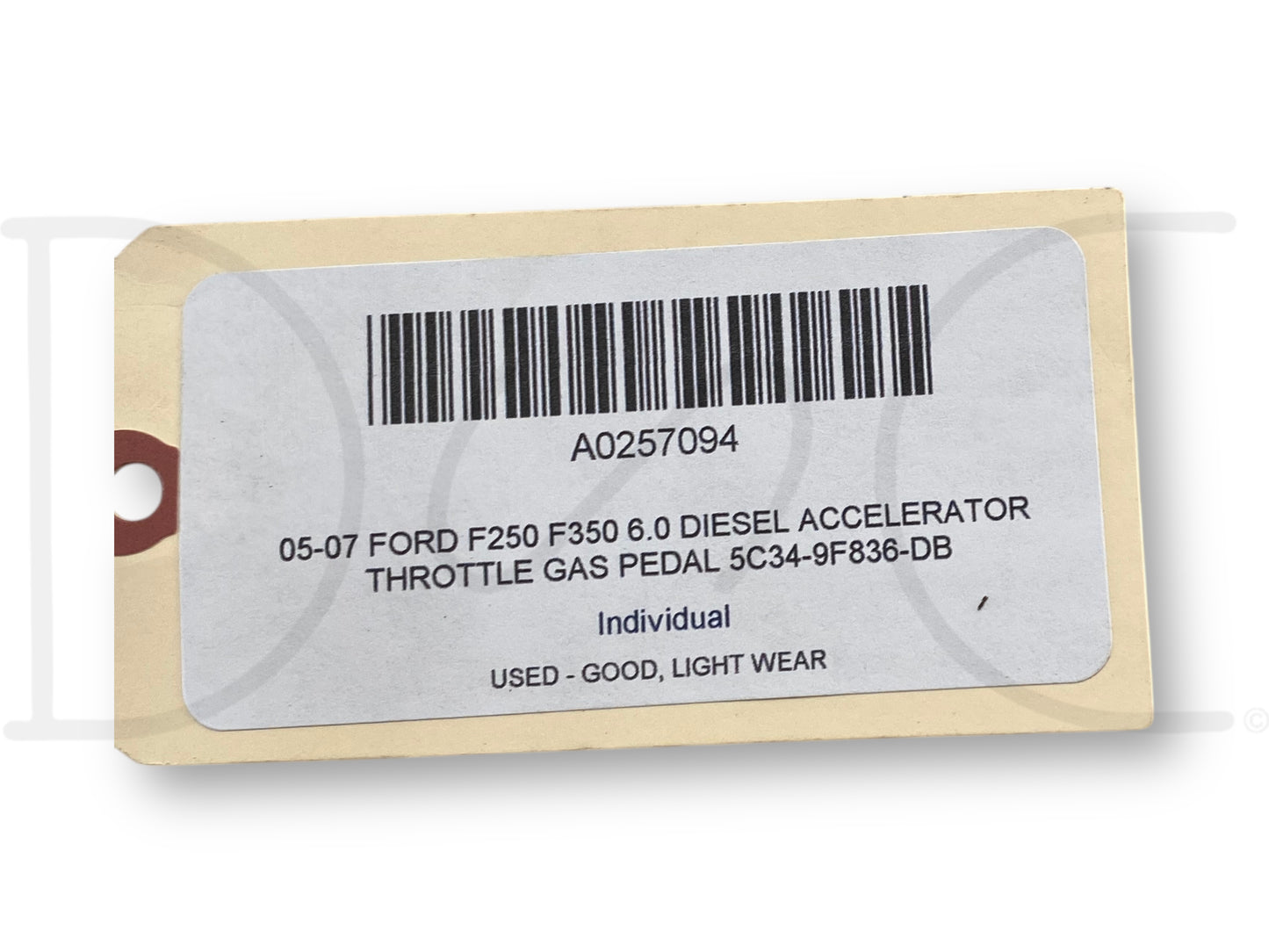 05-07 Ford F250 F350 6.0 Diesel Accelerator Throttle Gas Pedal 5C34-9F836-Db