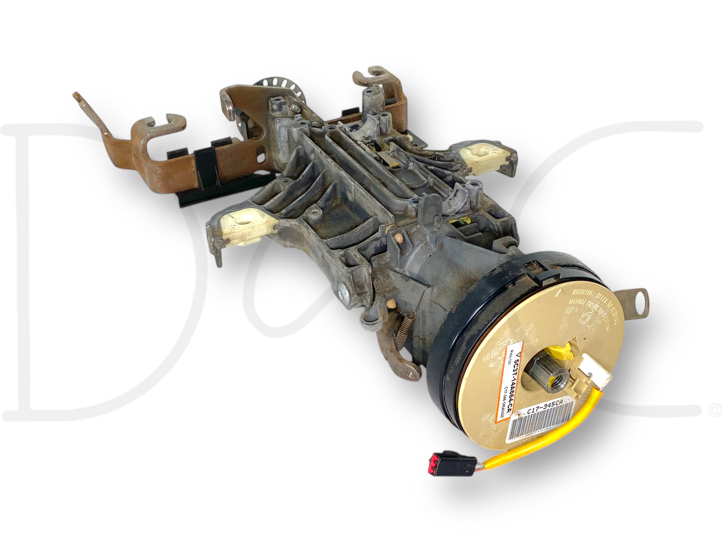 05-07 Ford F250 F350 Tilt Steering Column Auto Trans W/ Key & Clockspring OE