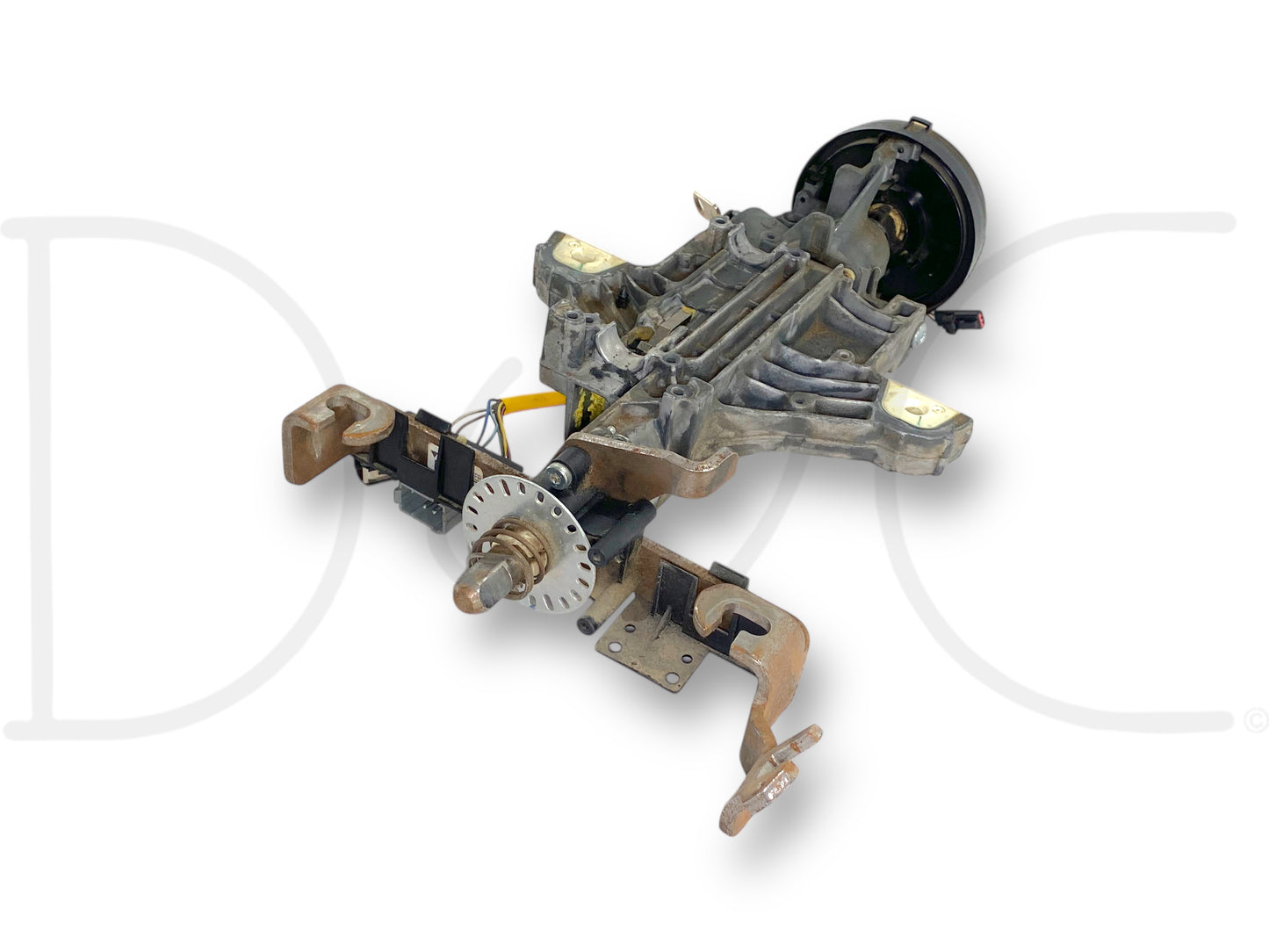 05-07 Ford F250 F350 Tilt Steering Column Auto Trans W/ Key & Clockspring OE