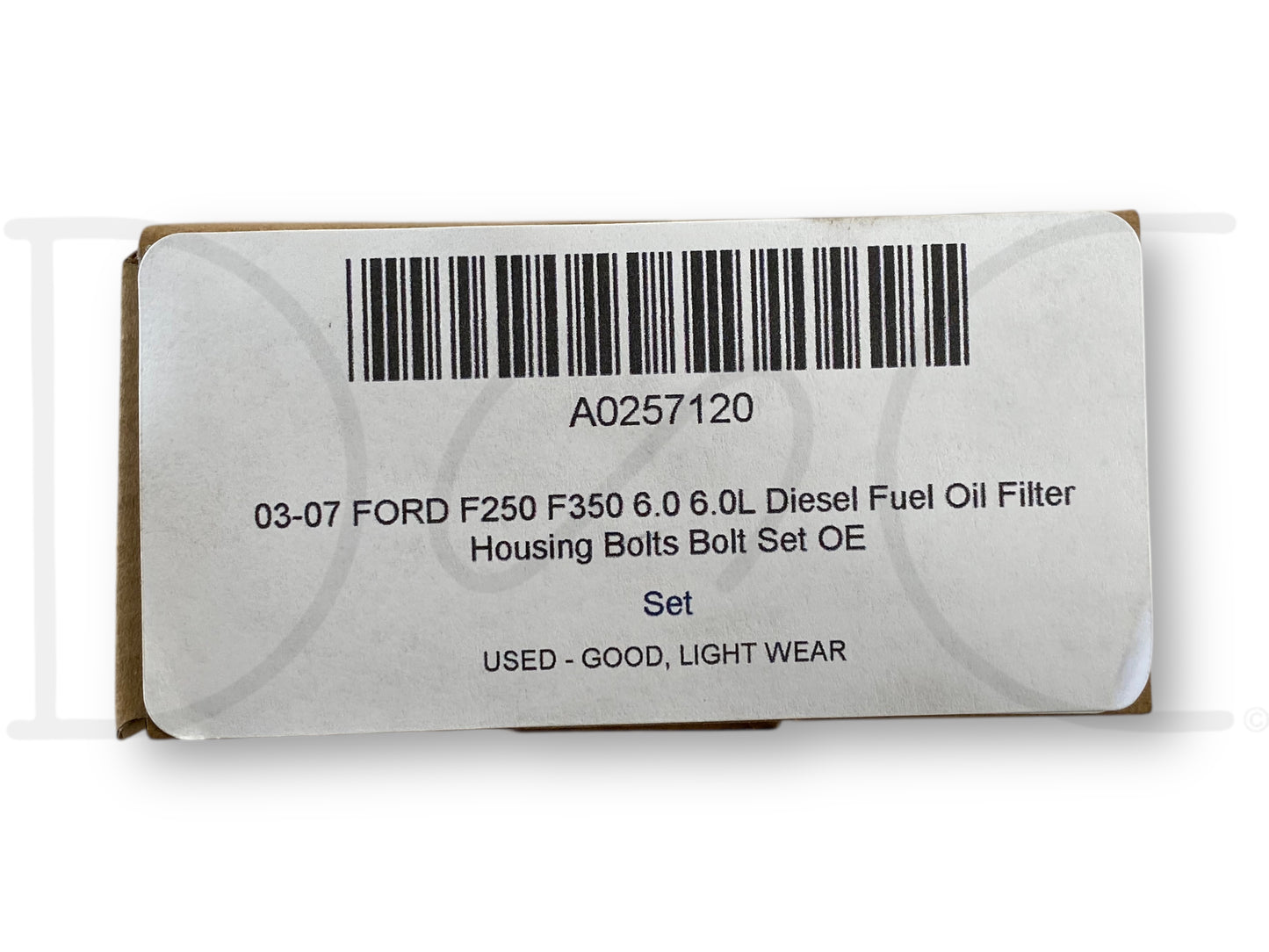 03-07 Ford F250 F350 6.0 6.0L Diesel Fuel Oil Filter Housing Bolts Bolt Set OE