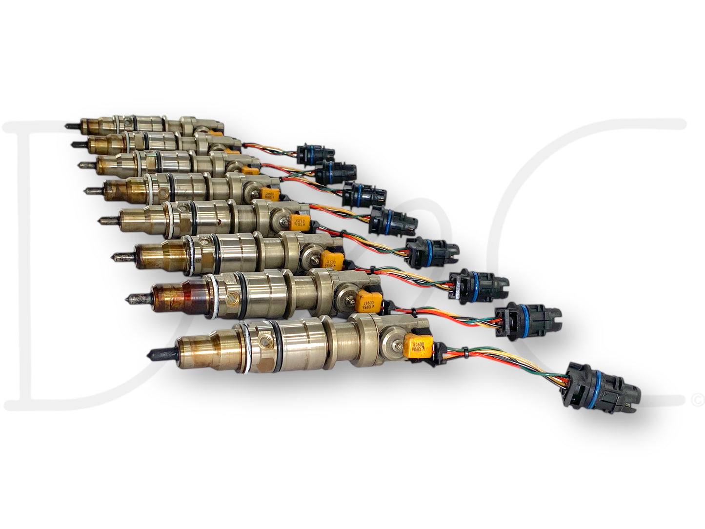 03-07 Ford F250 F350 6.0 6.0L Diesel Fuel Injector Set (8) Injectors *Cores*