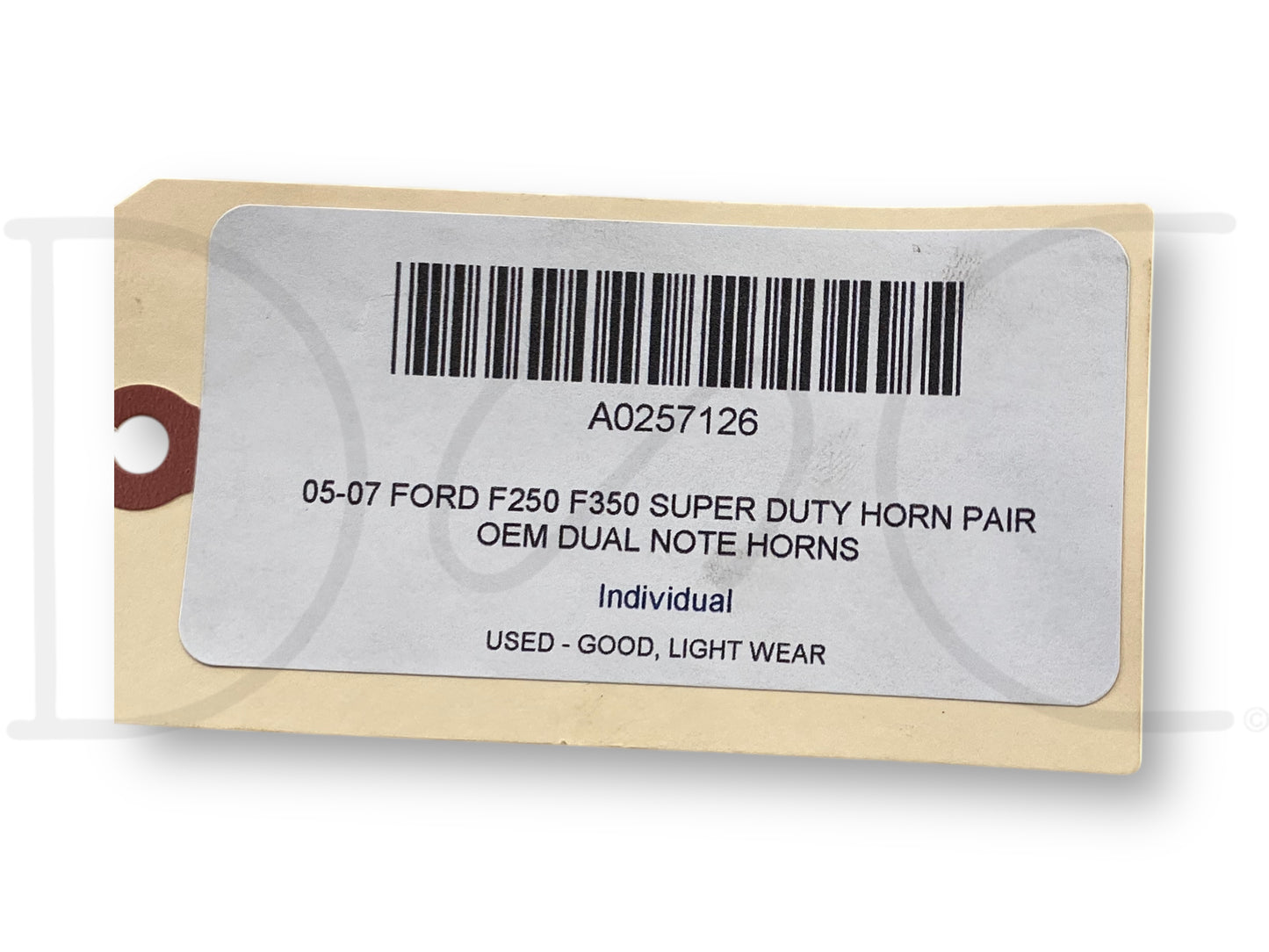 05-07 Ford F250 F350 Super Duty Horn Pair OEM Dual Note Horns