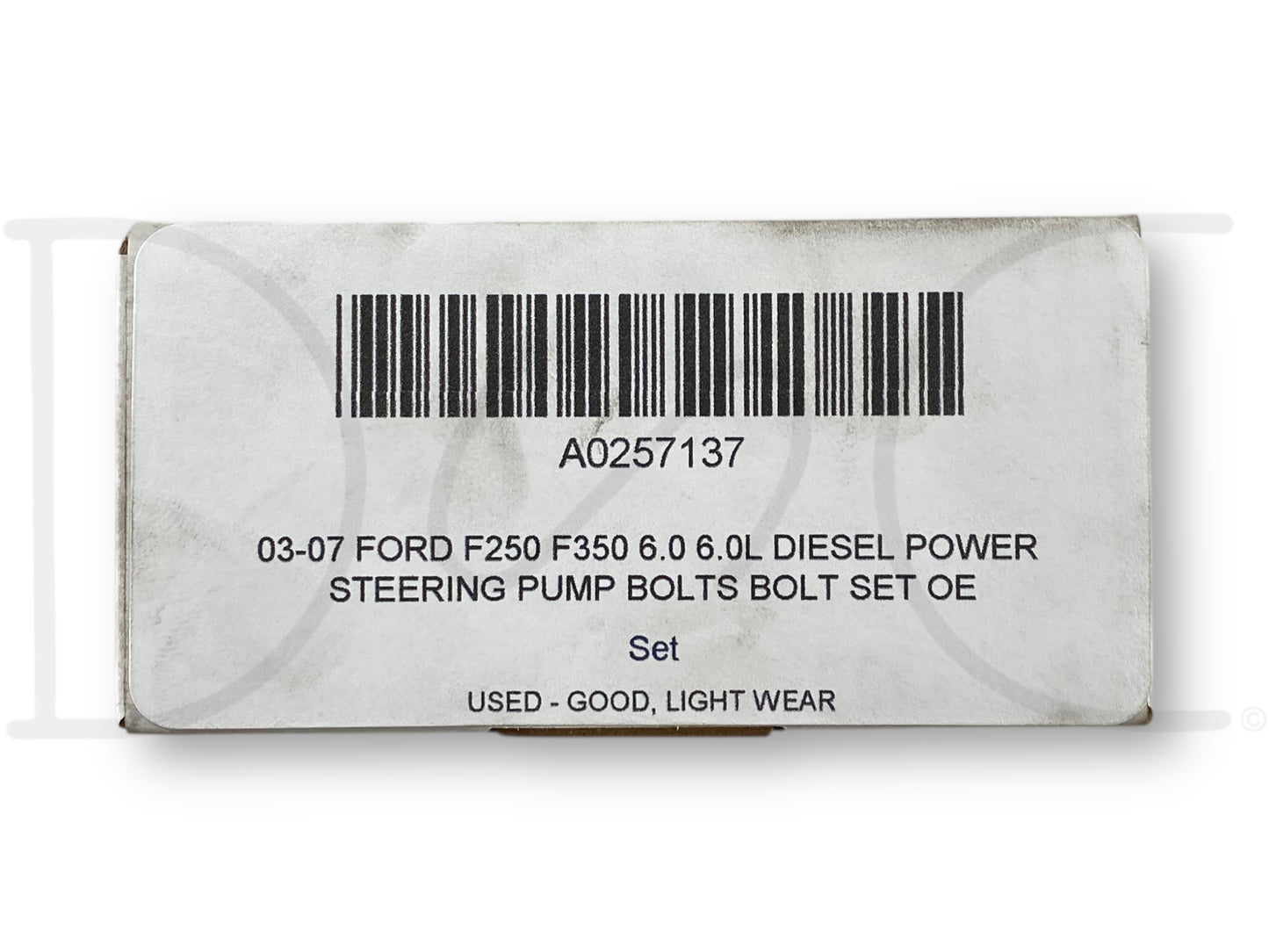 03-07 Ford F250 F350 6.0 6.0L Diesel Power Steering Pump Bolts Bolt Set OE