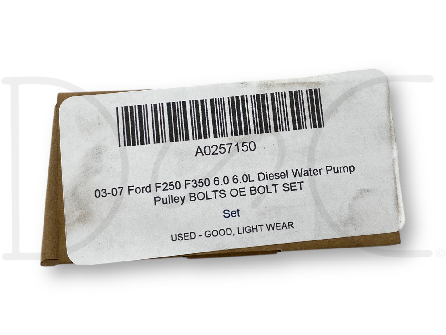 03-07 Ford F250 F350 6.0 6.0L Diesel Water Pump Pulley Bolts OE Bolt Set