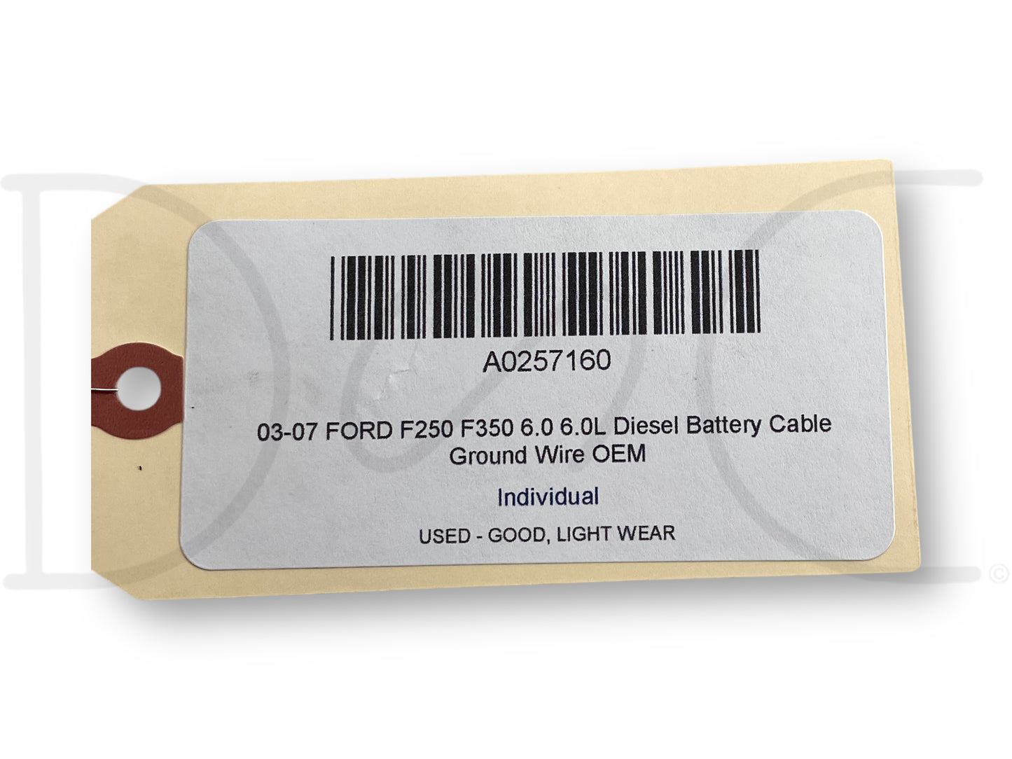 03-07 Ford F250 F350 6.0 6.0L Diesel Battery Cable Ground Wire OEM