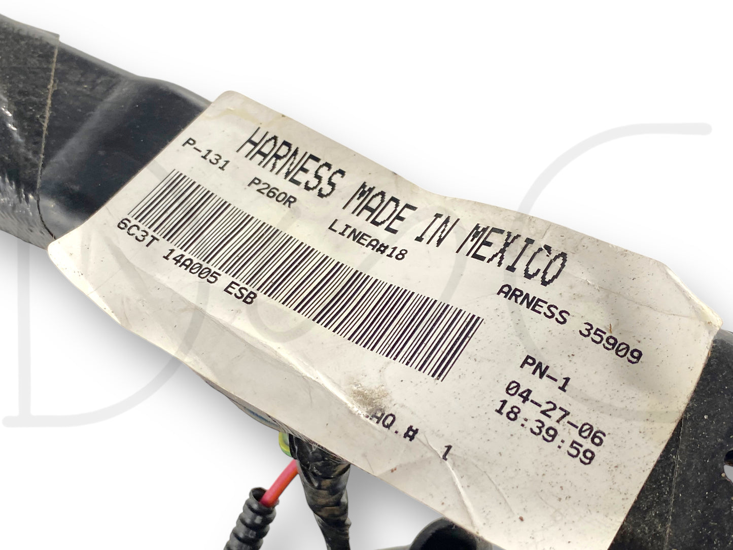 06-07 Ford F250 F350 XL Crew Cab Interior Wiring Harness 6C3T-14A005-P260R Esb