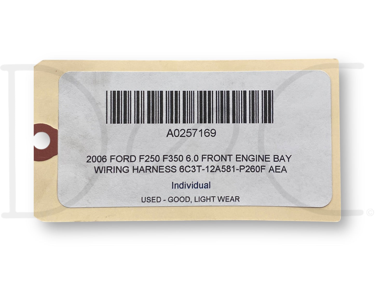 2006 Ford F250 F350 6.0 Front Engine Bay Wiring Harness 6C3T-12A581-P260F Aea